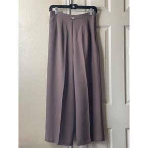 Chez Moi NWOT Vintage Tailored Seam Slacks w/ Rhinestones - Grey / Tan / Silver